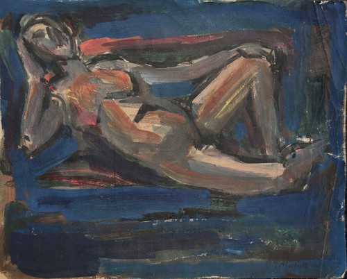 Dessin 1960 portrait - dessin, femme