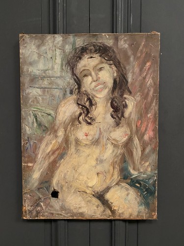 Huile sur toile signé - , 1960