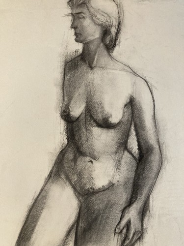 Beau dessin fusain sur - dessin,